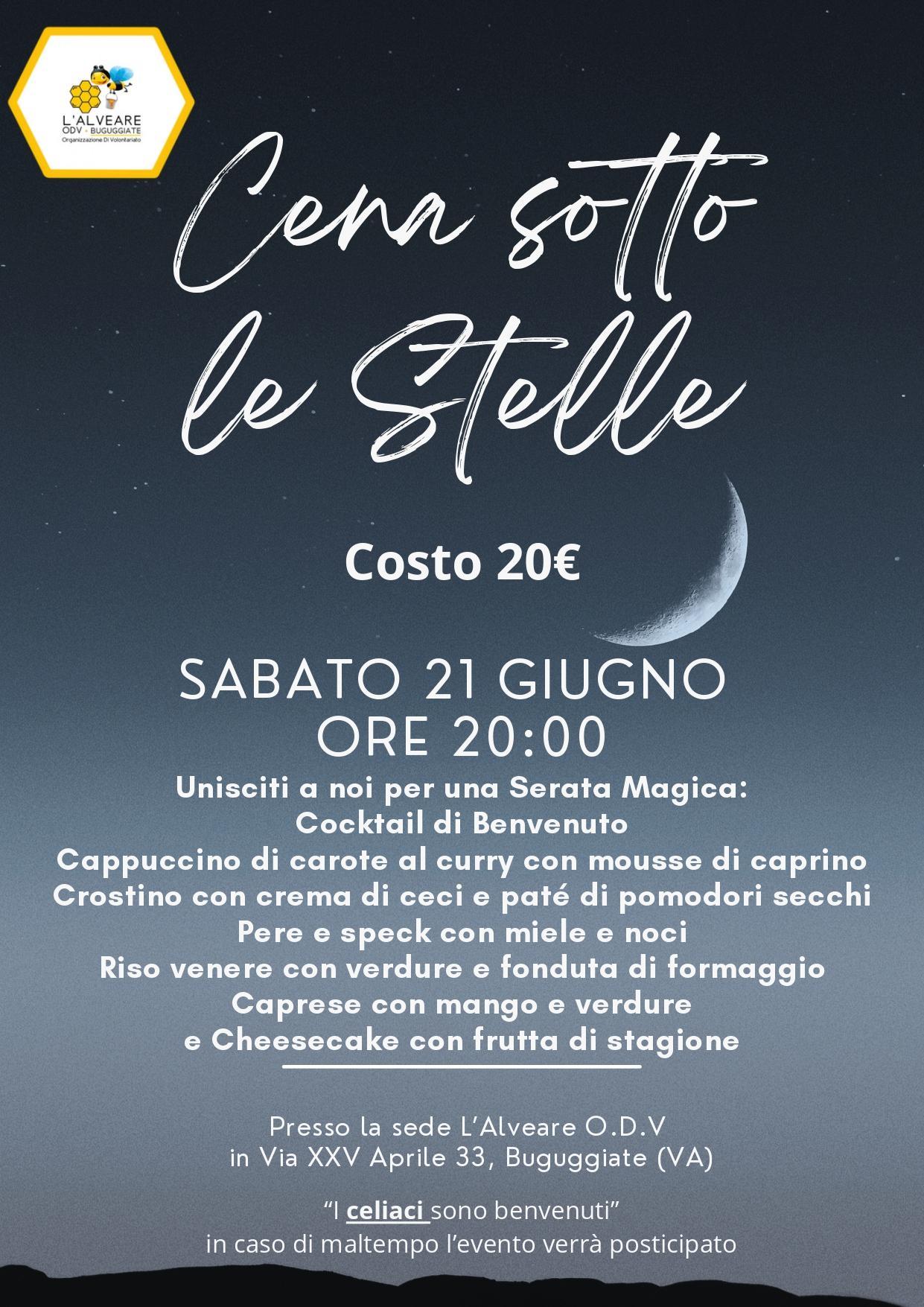 CENA SOTTO LE STELLE 