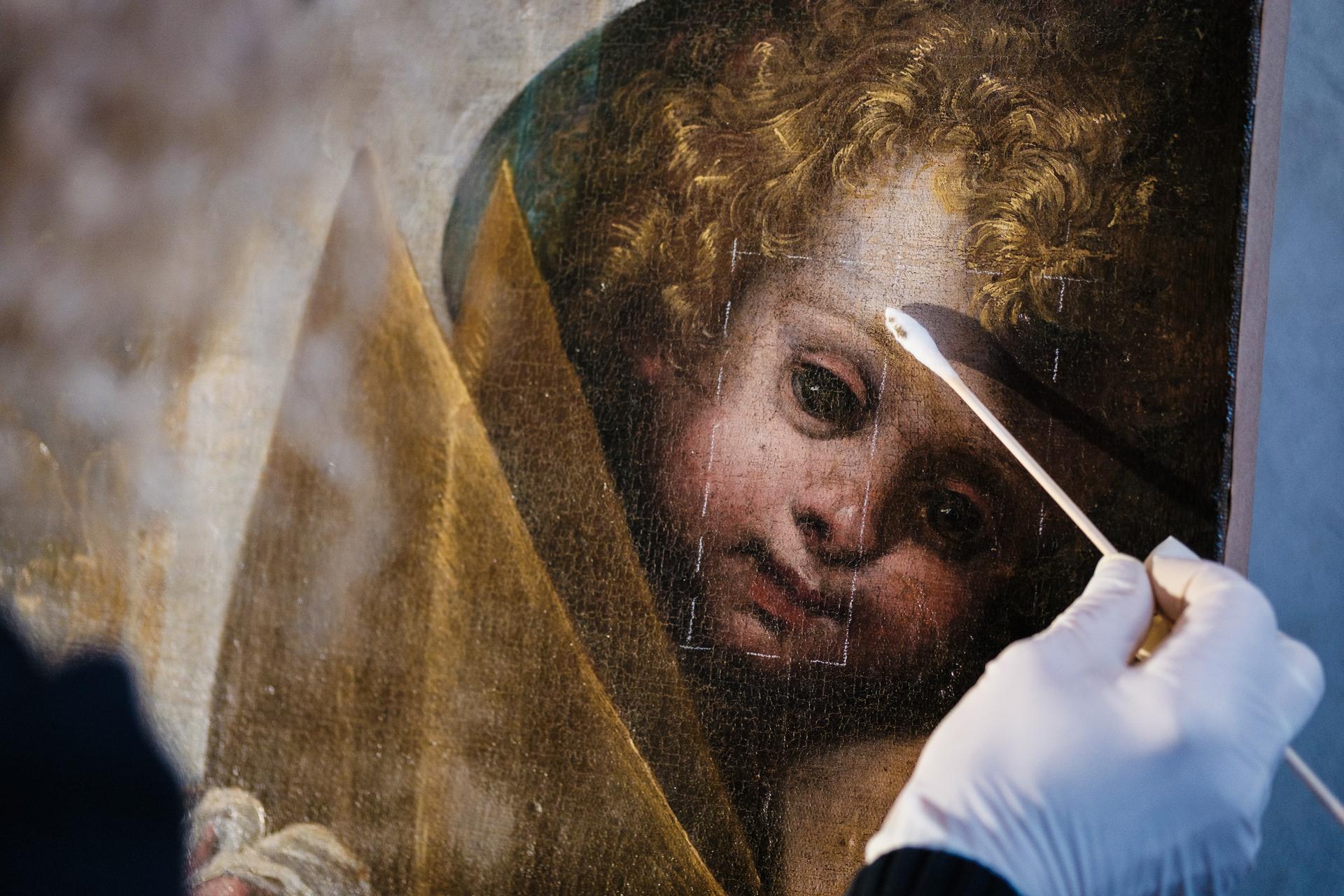 Restauro pala d'altare attribuita a C. Procaccini