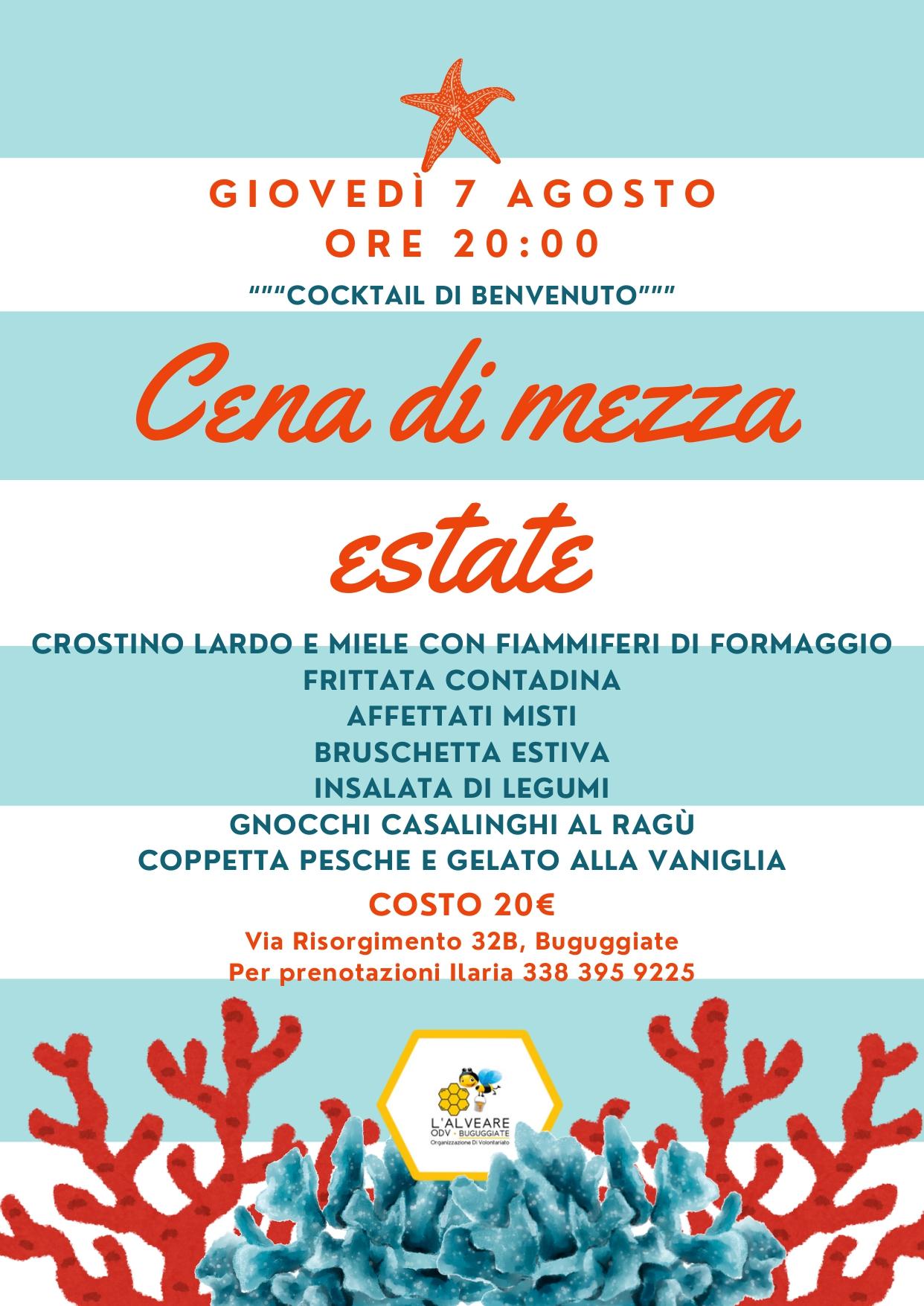 CENA DI MEZZA ESTATE